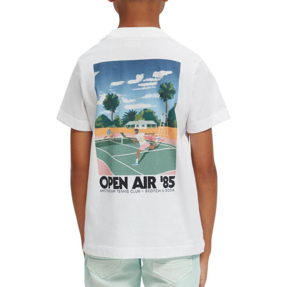 Relaxed-Fit Short-Sleeved Tee - White