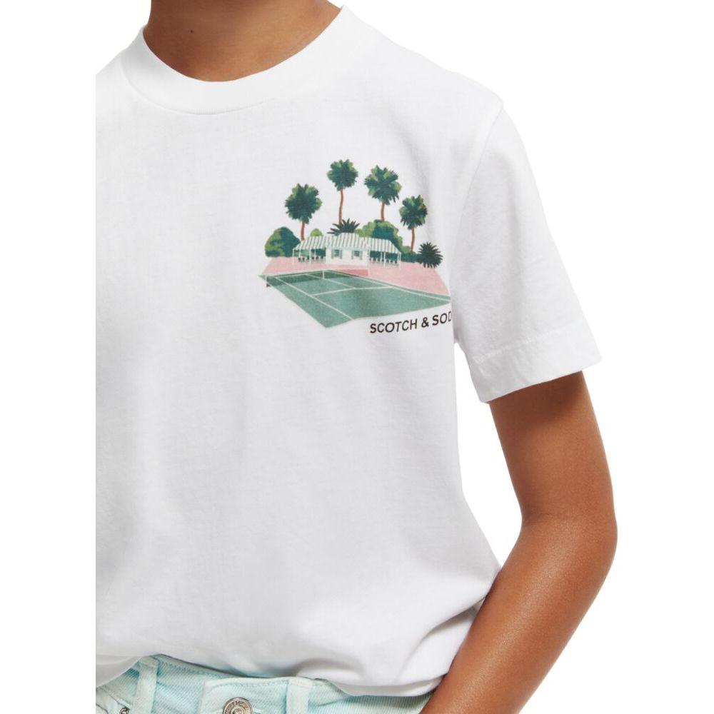 Relaxed-Fit Short-Sleeved Tee - White