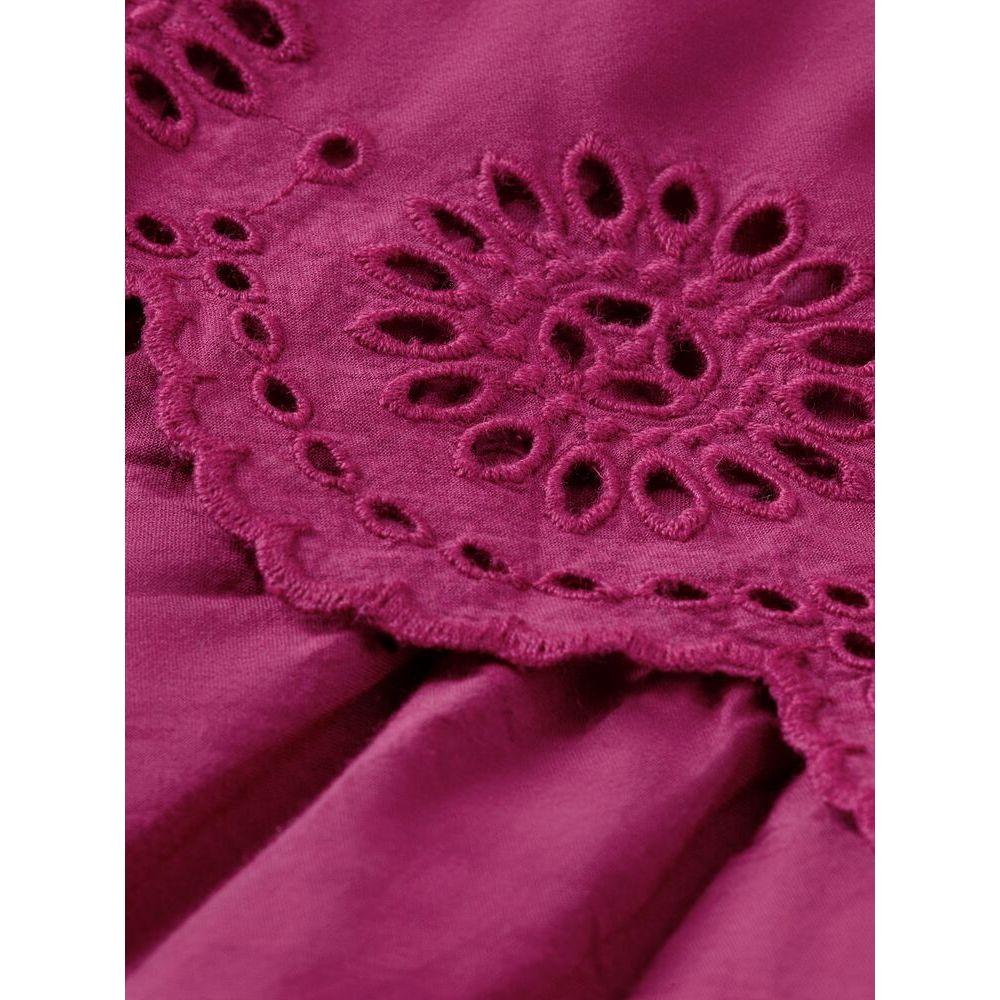 Layered Broderie Anglaise Midi Dress