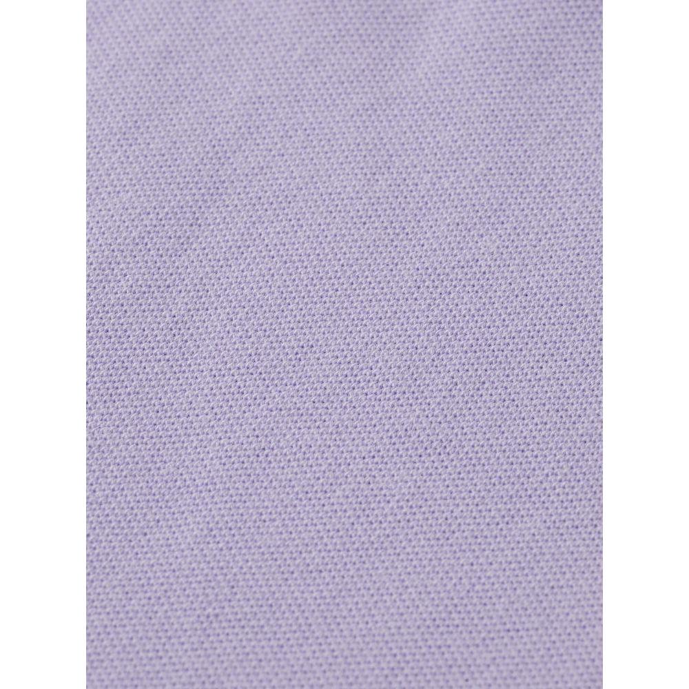 Garment-Dyed Short-Sleeved Polo - Lilac