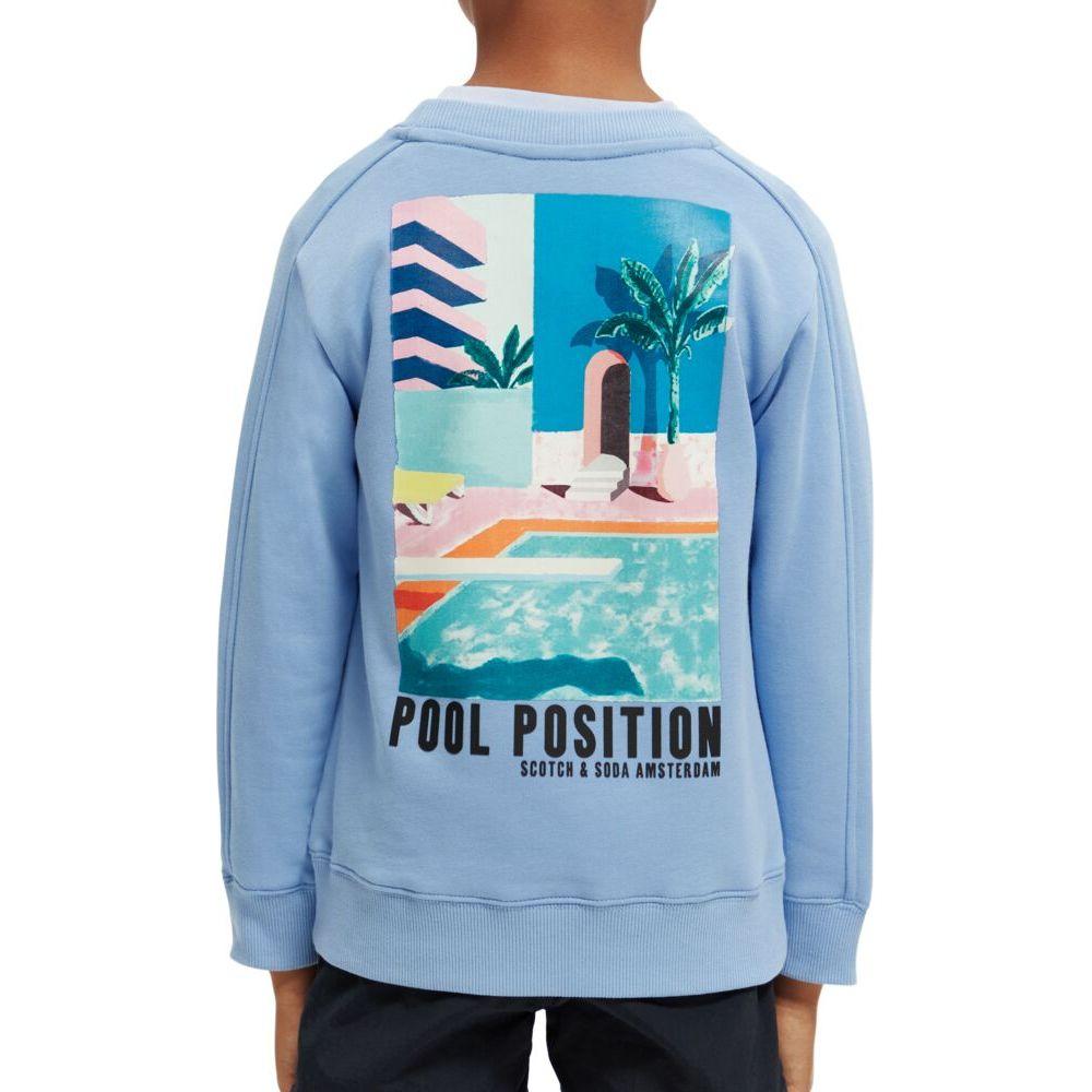 Crewneck Artwork Sweat - Cornflower