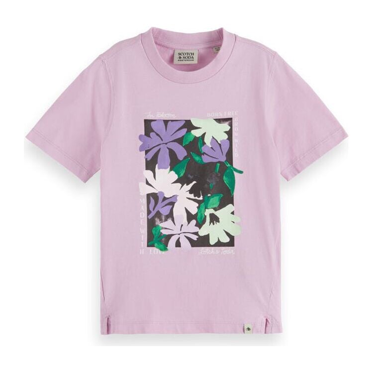 Relaxed-Fit Floral Artwork Tee
