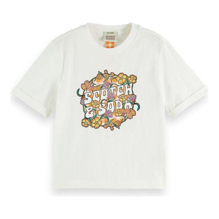 Relaxed-Fit Floral Logo Tee