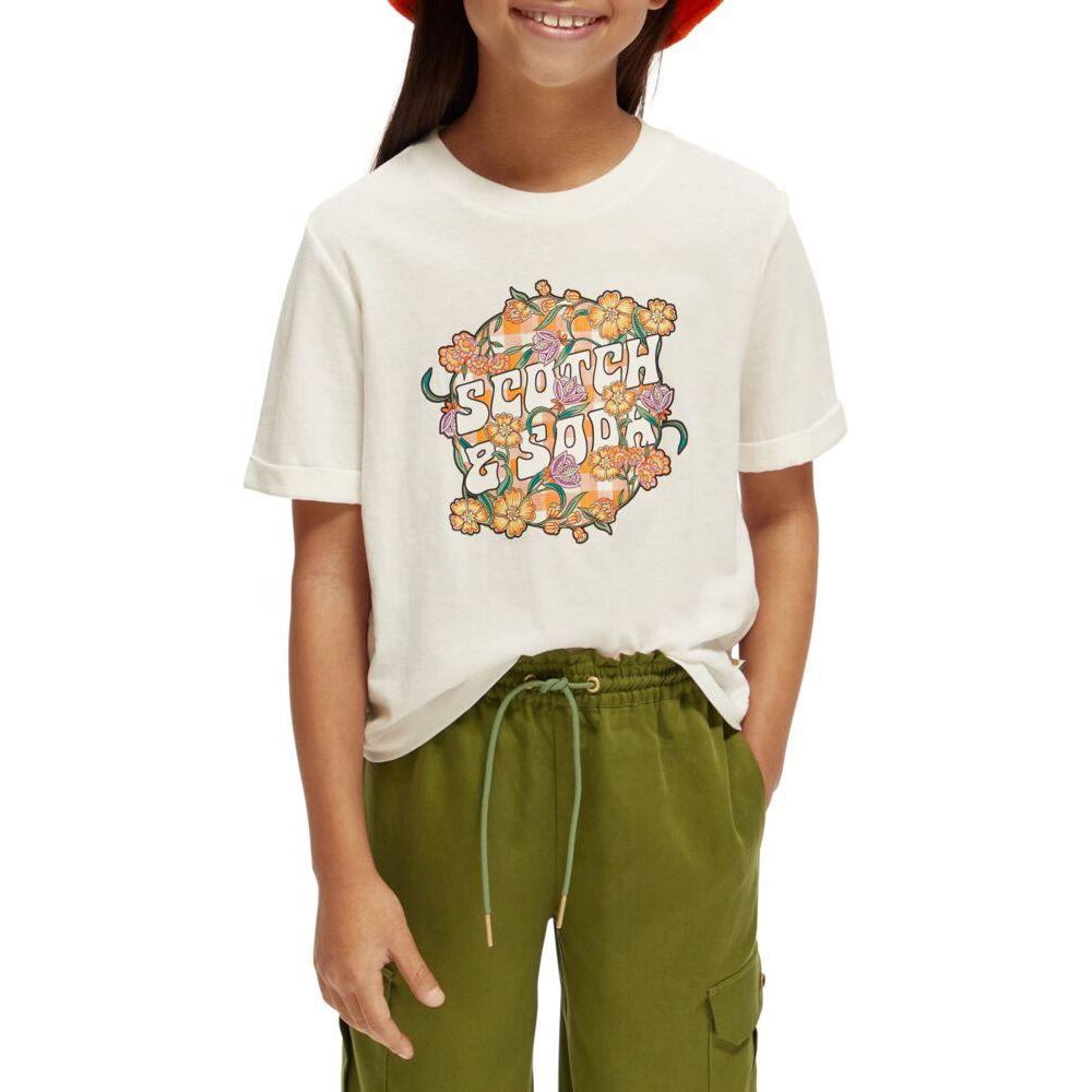 Relaxed-Fit Floral Logo Tee