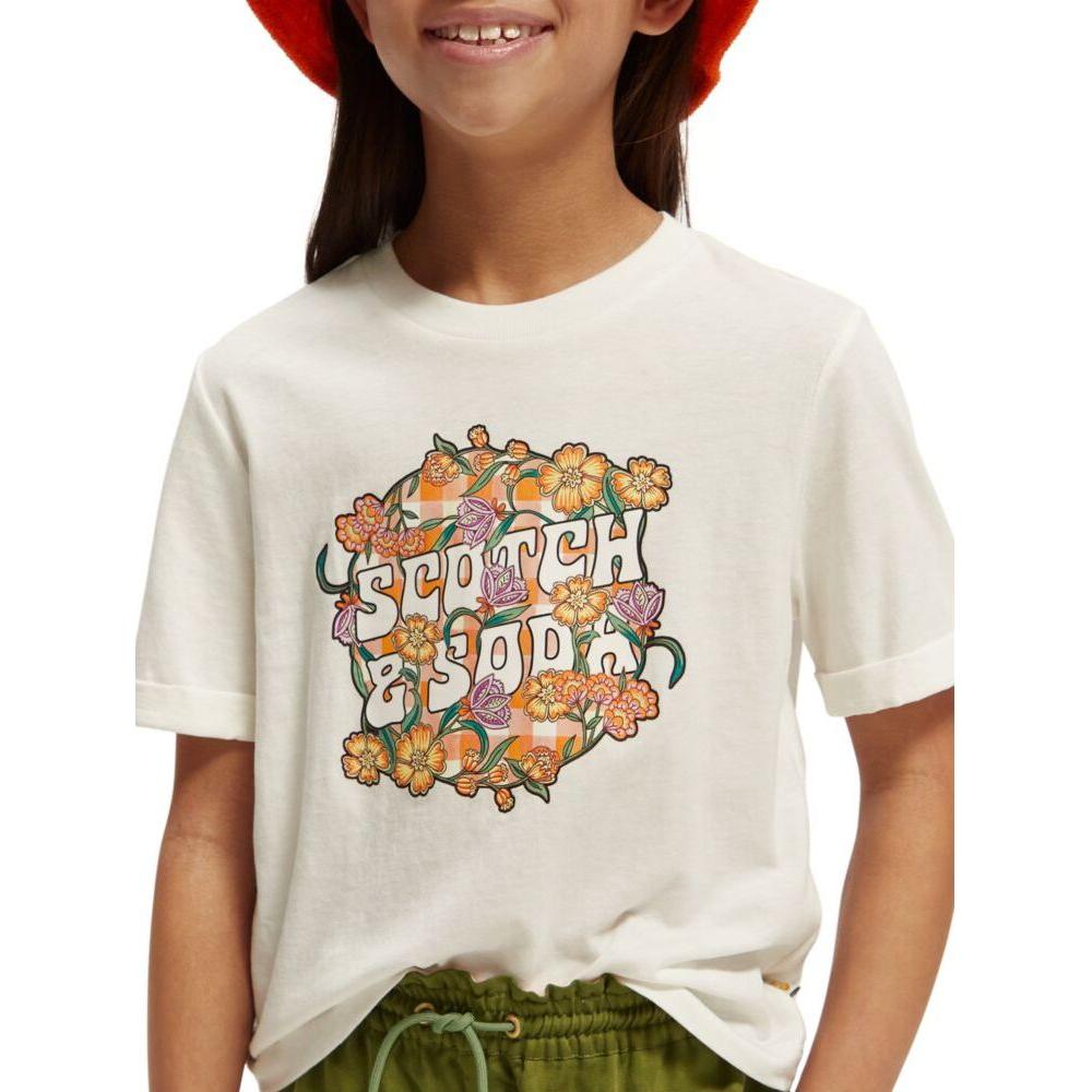 Relaxed-Fit Floral Logo Tee