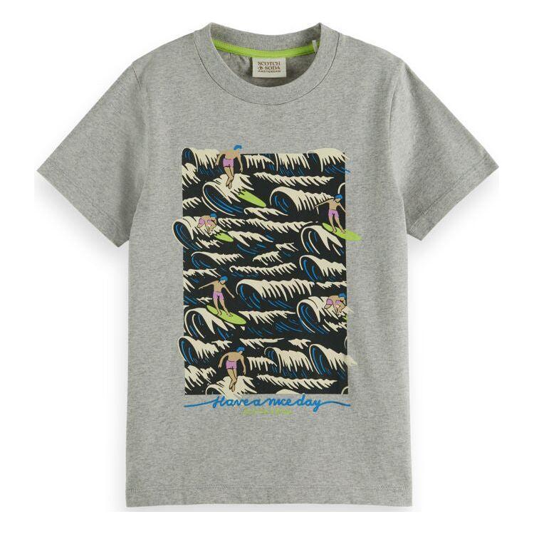 Short-Sleeved Artwork T-Shirt