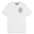 Slim Fit Floral-Embroidered T-Shirt - White