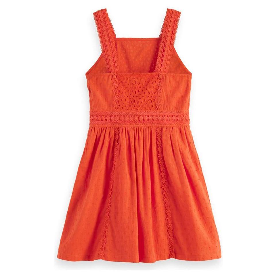Broderie Anglaise Tape Detail Dress