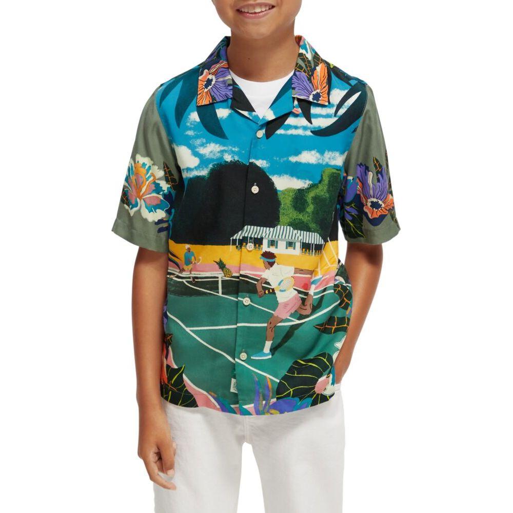 Tennis Placement Print Shirt
