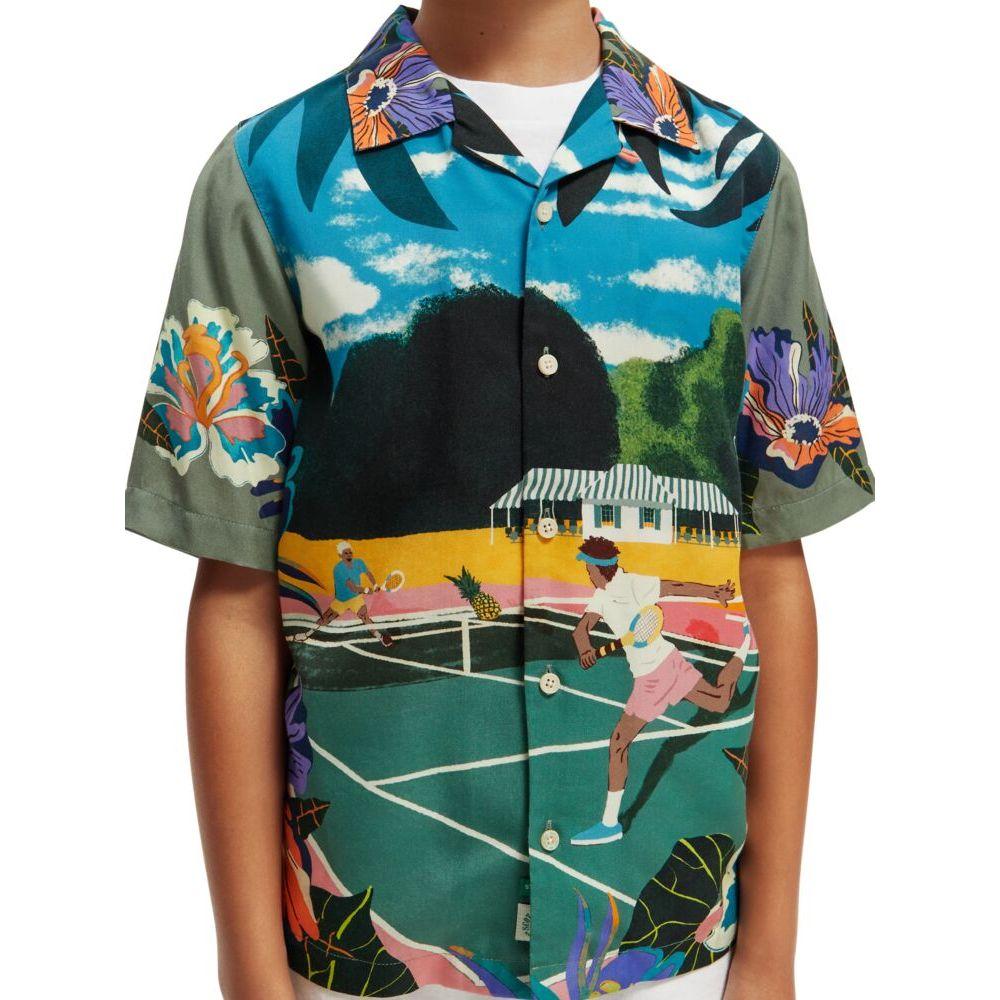 Tennis Placement Print Shirt