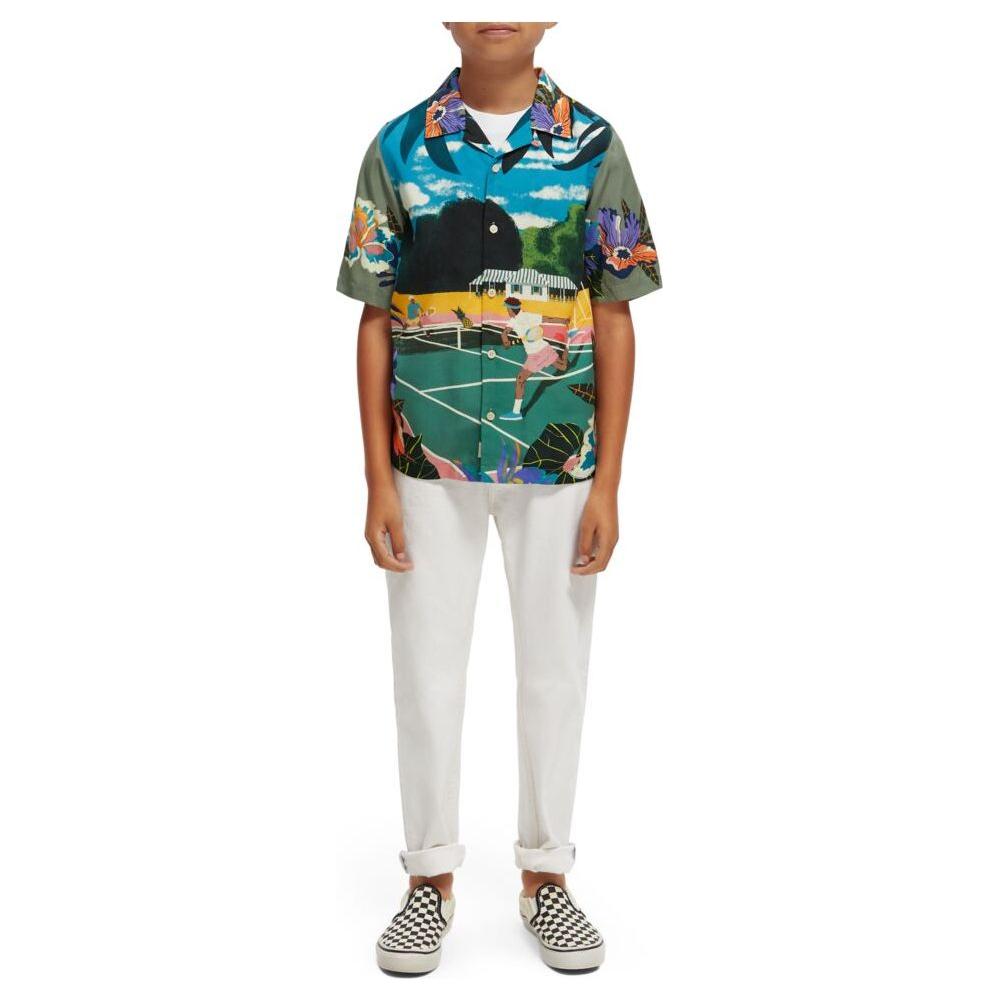 Tennis Placement Print Shirt