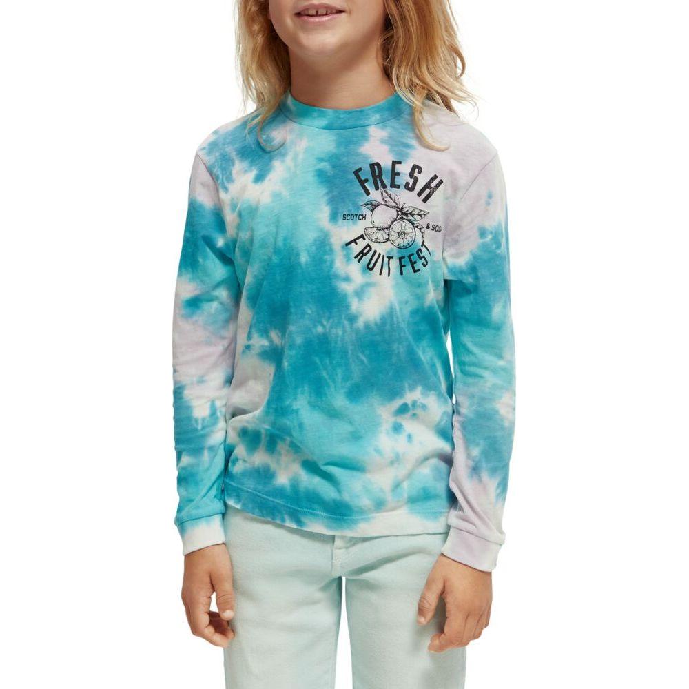 Relaxed-Fit Long-Sleeved Tee - Tie Dye