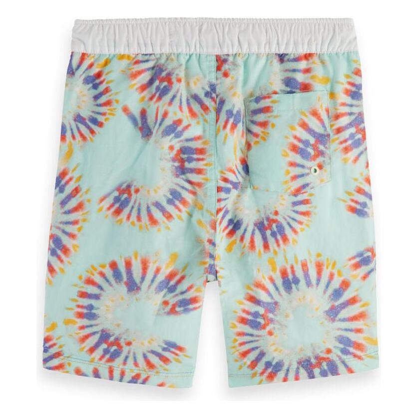 Mid Length - Tie Dye Print Swim