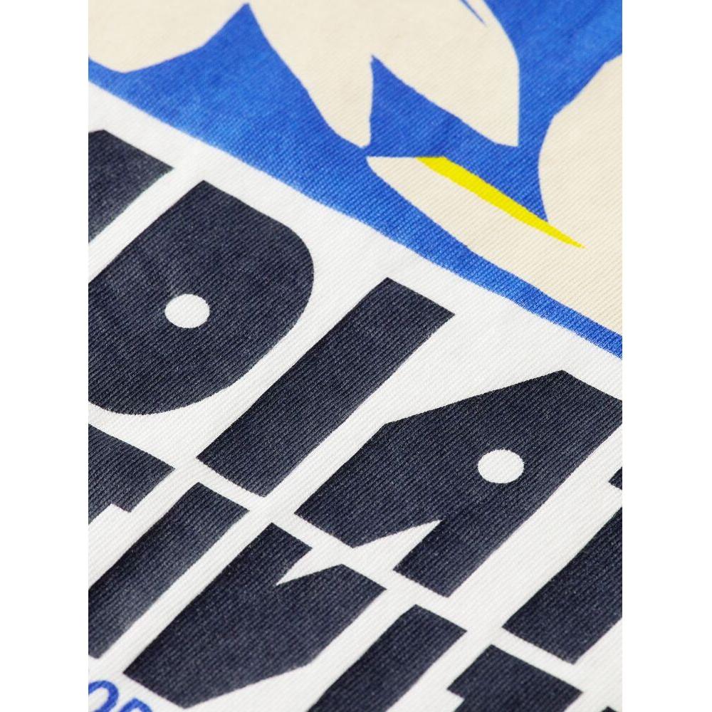 Regular Fit Artwork Organic Cotton T-Shirt - Off White