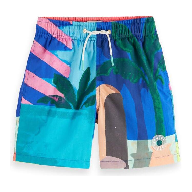 Mid Length - Placement Artwork Swimwear