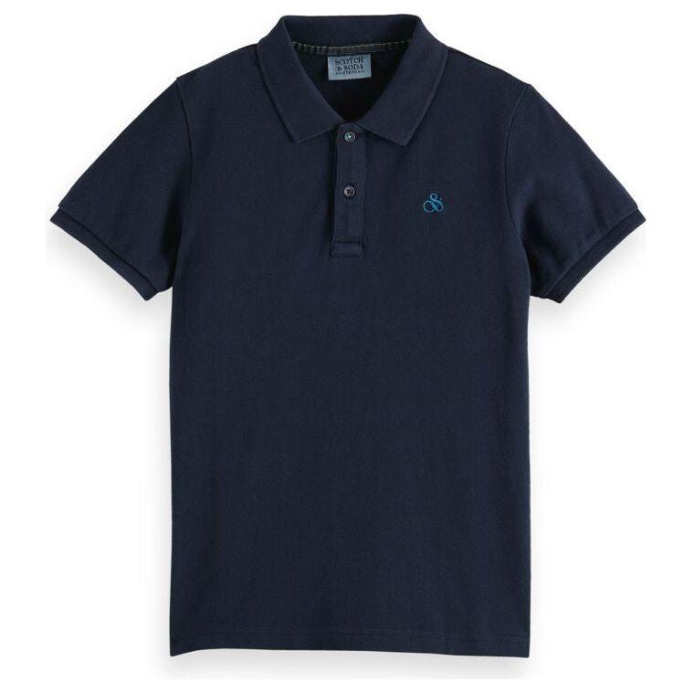 Garment-Dyed Pique Polo - Night
