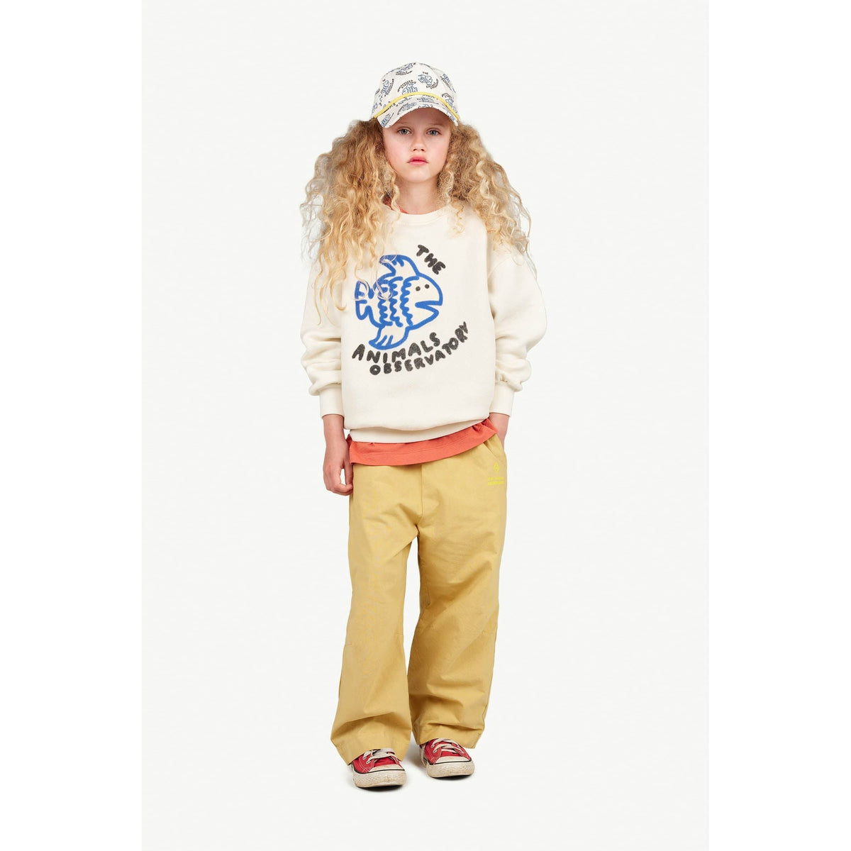 Bear Kids Sweatshirt - White