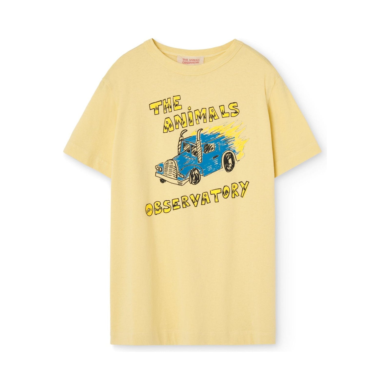 Big Rooster Relaxed T-Shirt Soft Yellow