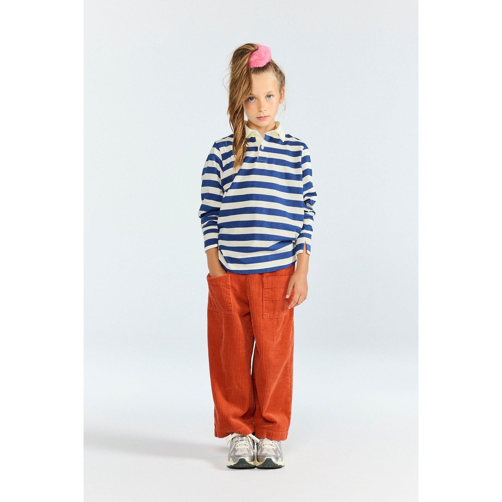 Stripes Navy Eel Polo Shirt