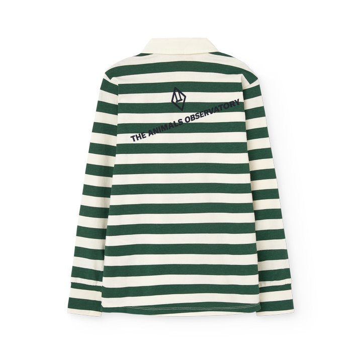 Stripes Green Eel Polo Shirt