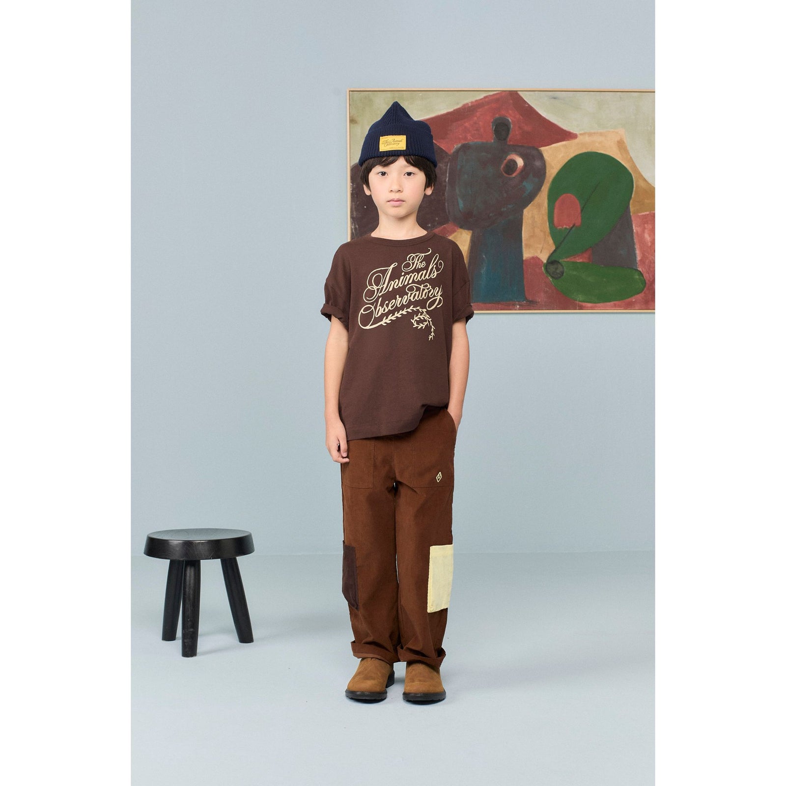Dunker Kid T-Shirt - Dark Brown