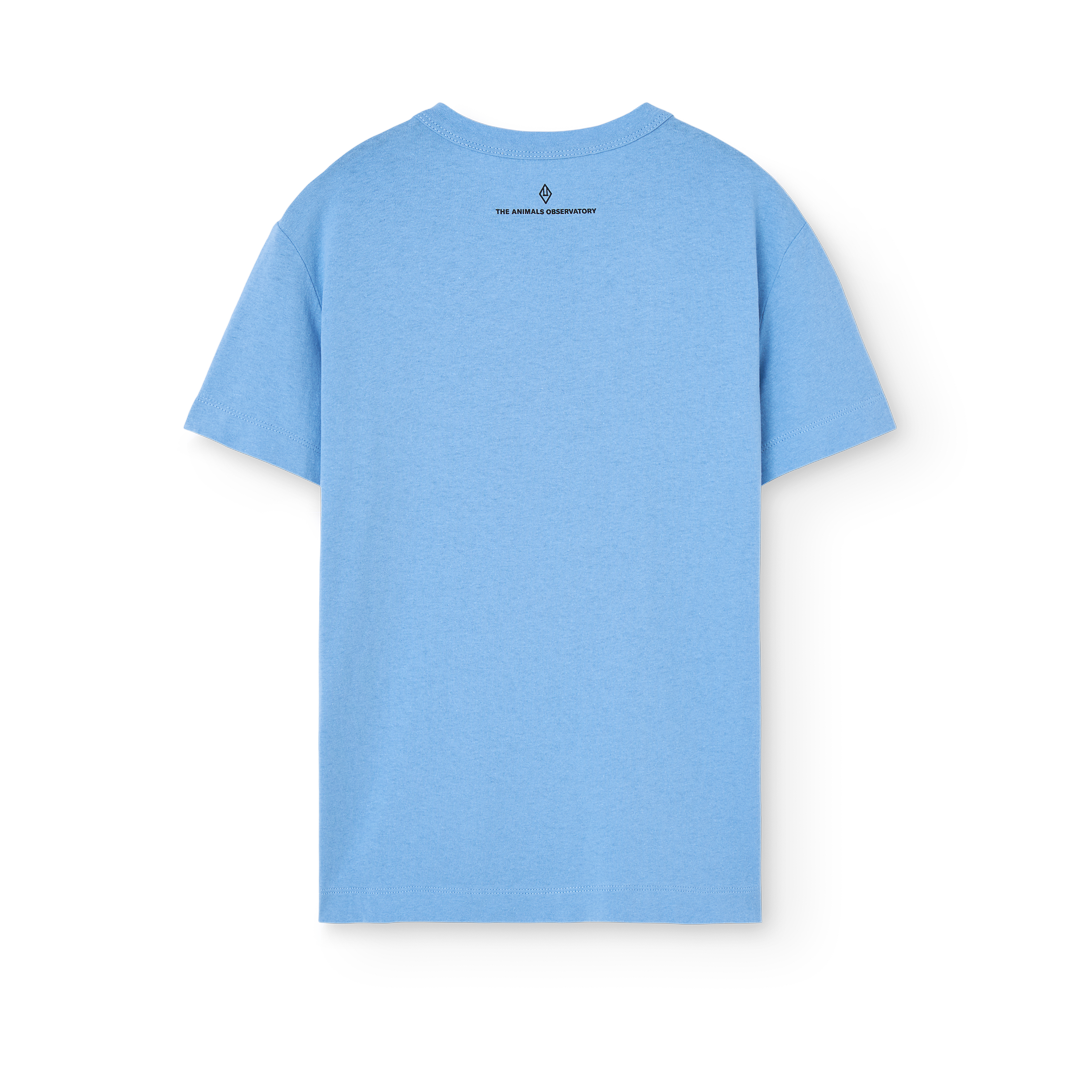 Rooster Kid T-Shirt - Dusty Blue