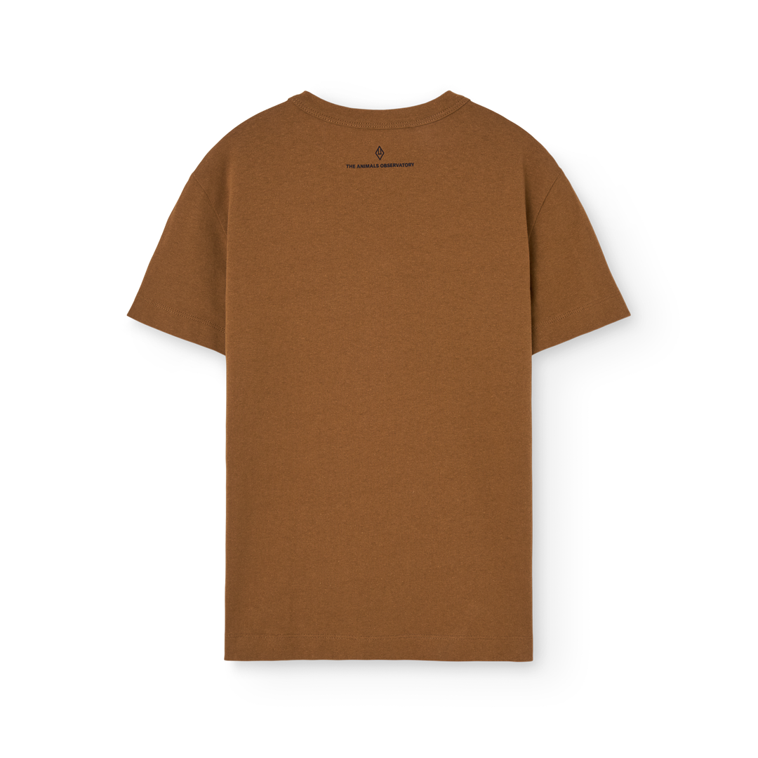 Rooster Kid T-Shirt - Brown