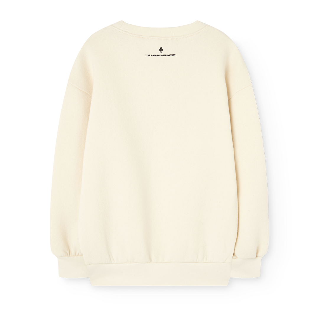 Bear Kid Sweatshirt - Raw White
