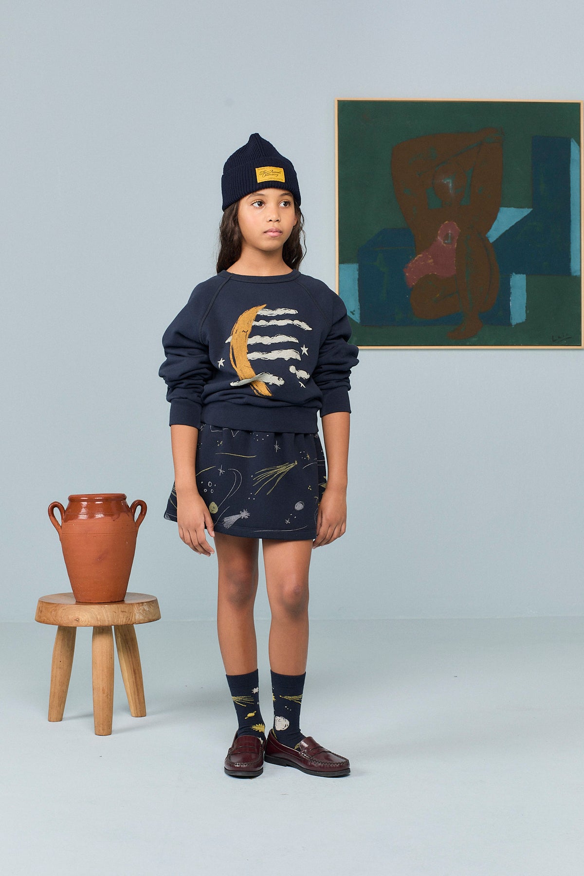 Shark Kid Sweatshirt - Navy