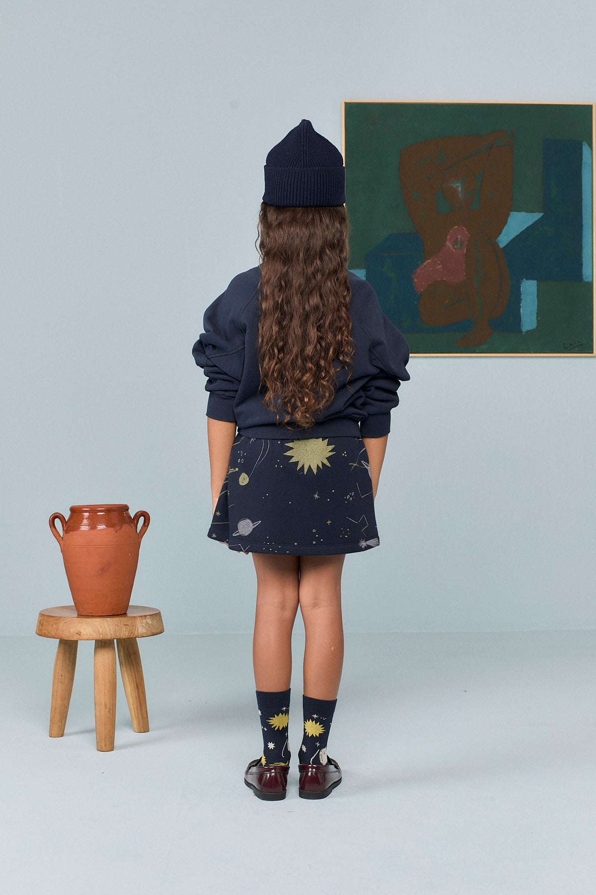 Shark Kid Sweatshirt - Navy