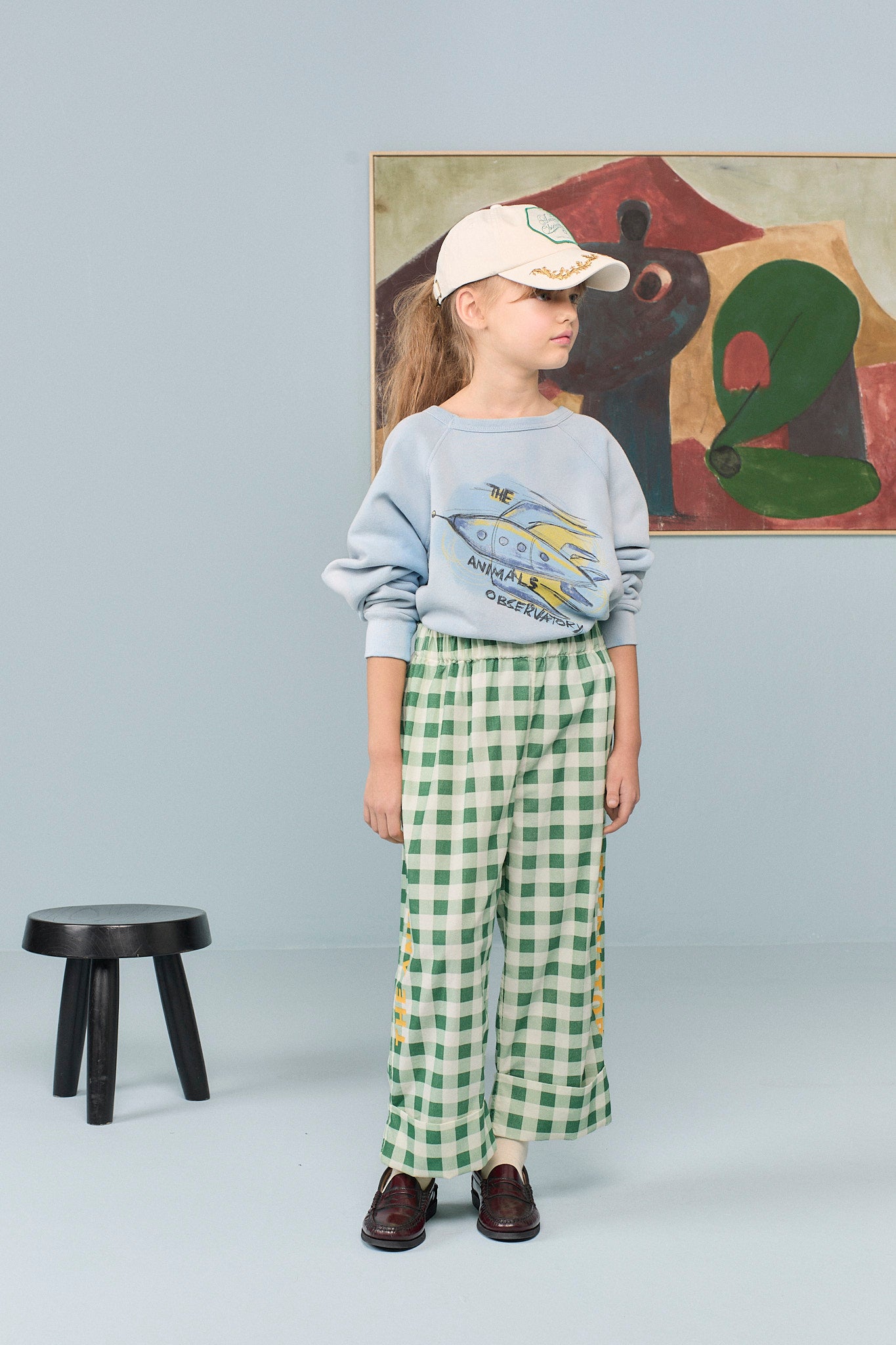 Shark Warm Kid Sweatshirt - Dusty Blue