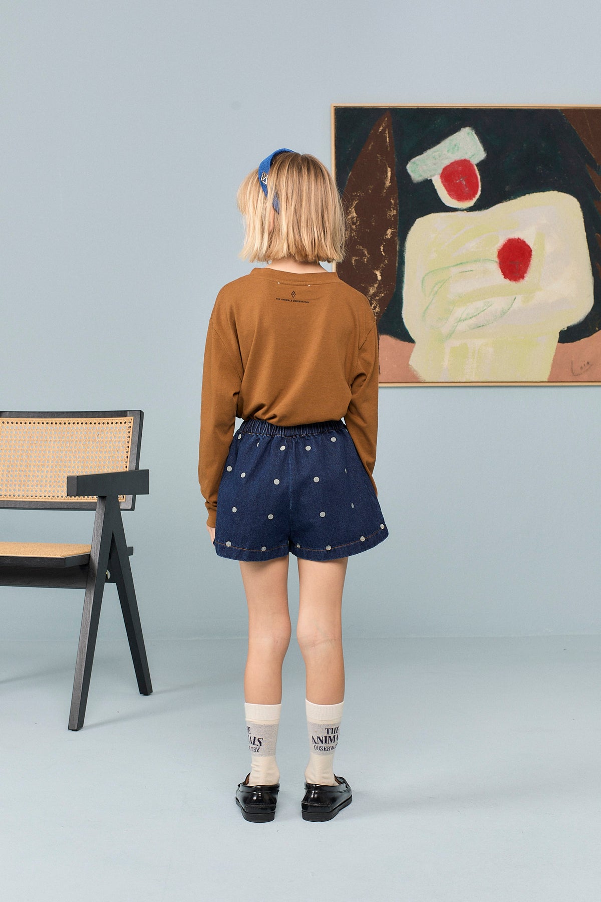 Olingo Denim Kid Skort - Blue