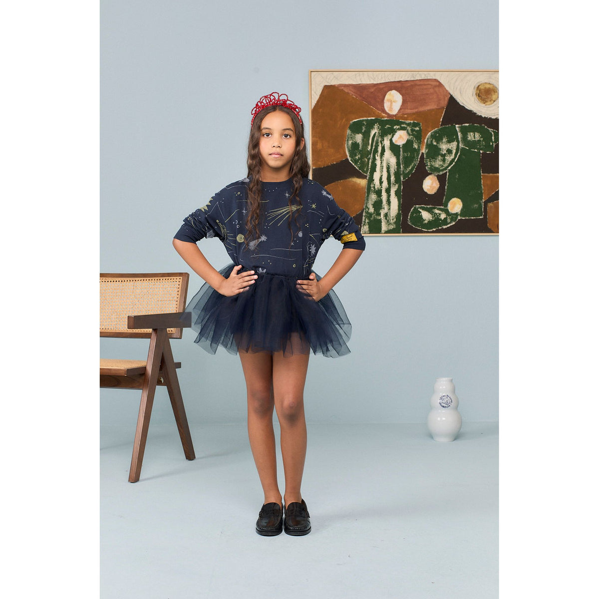 Bear Kid Sweatshirt - Navy