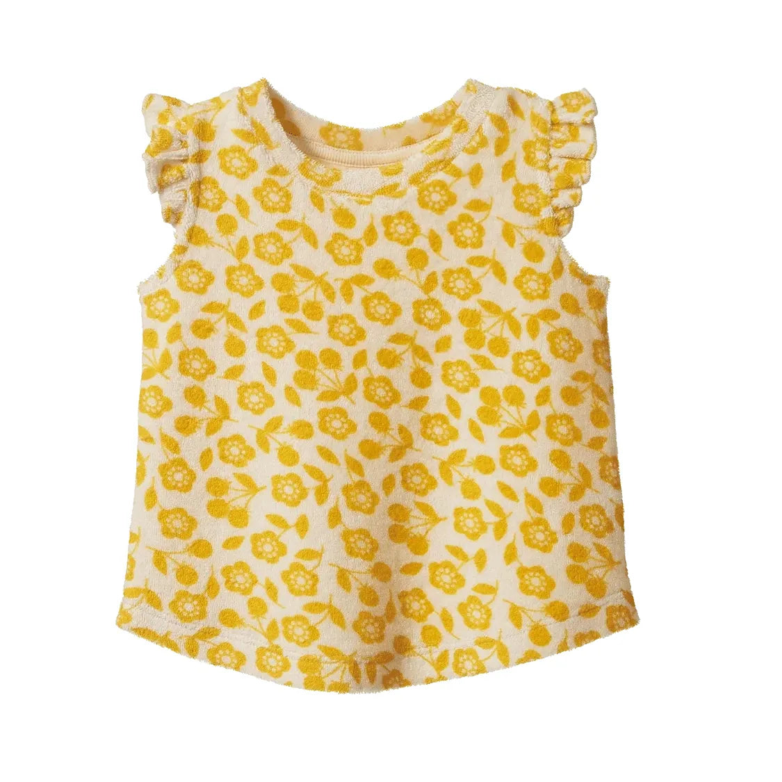 Fleur Tee Terry - Kitchen Garden Freesia Print