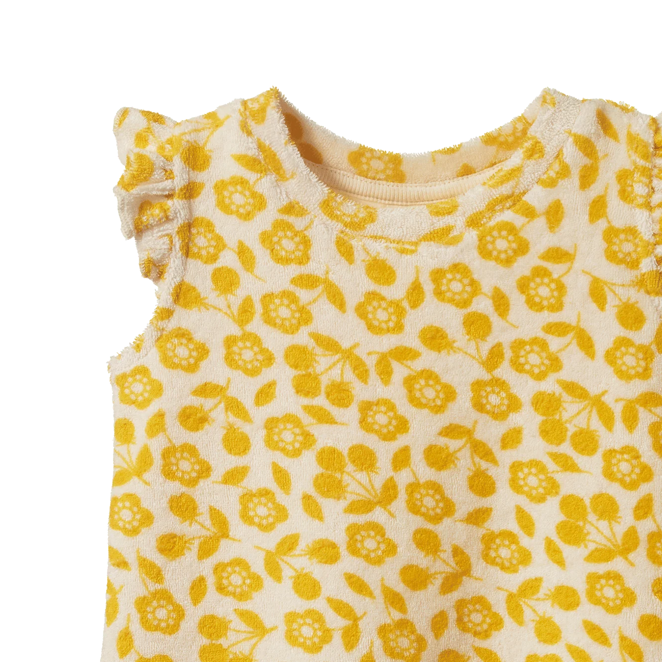 Fleur Tee Terry - Kitchen Garden Freesia Print