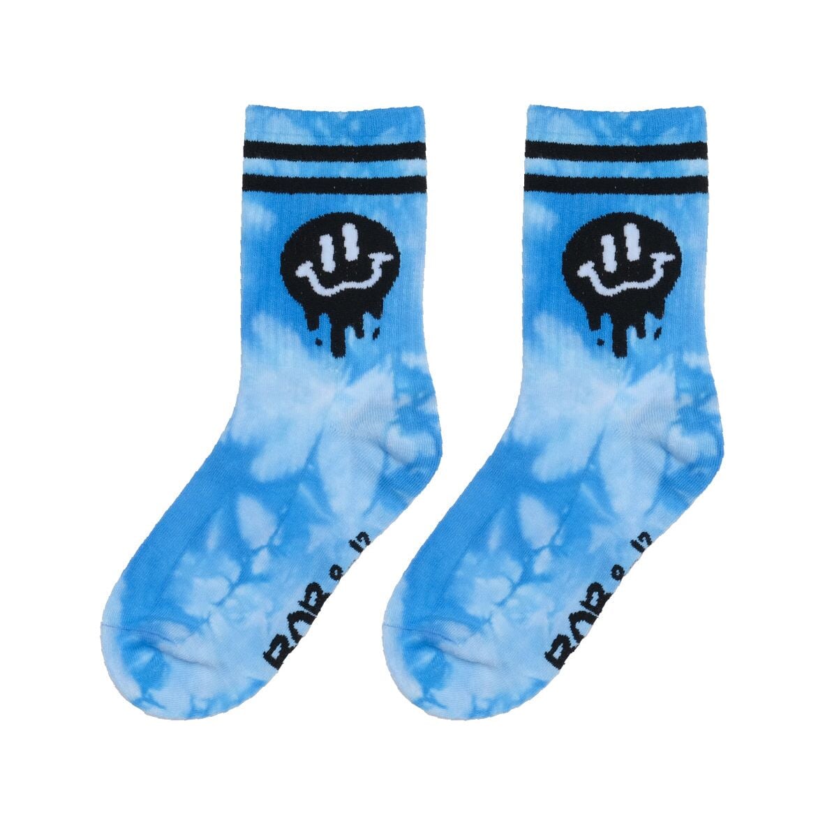 Drippin In Smiles Blue Skate Socks