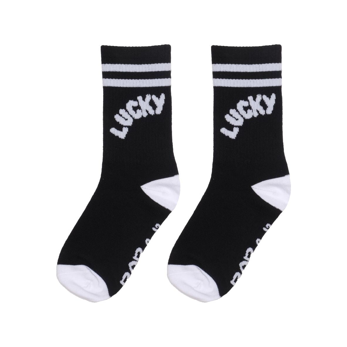 Lucky Black Skate Socks