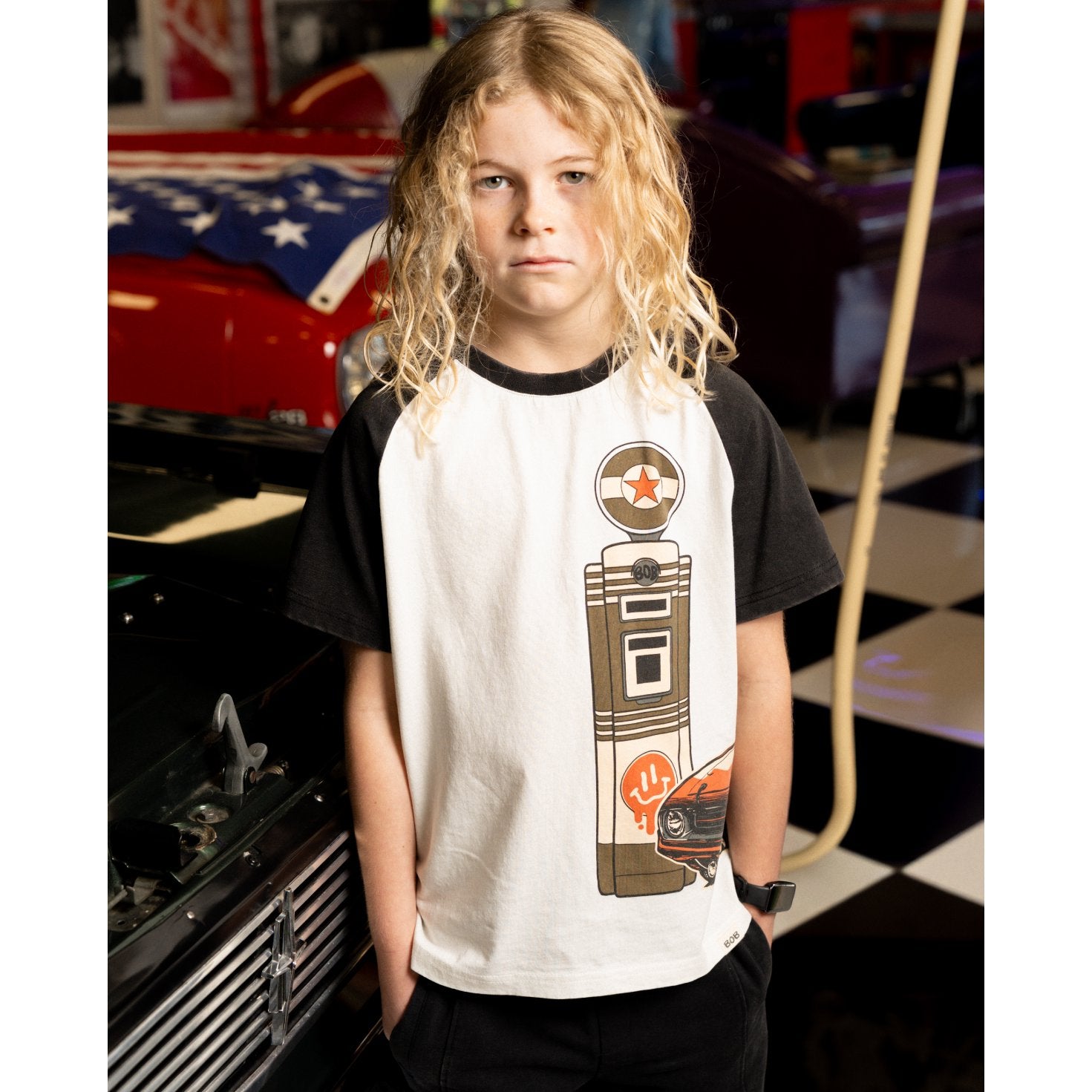 Fuel Stop Raglan Tee