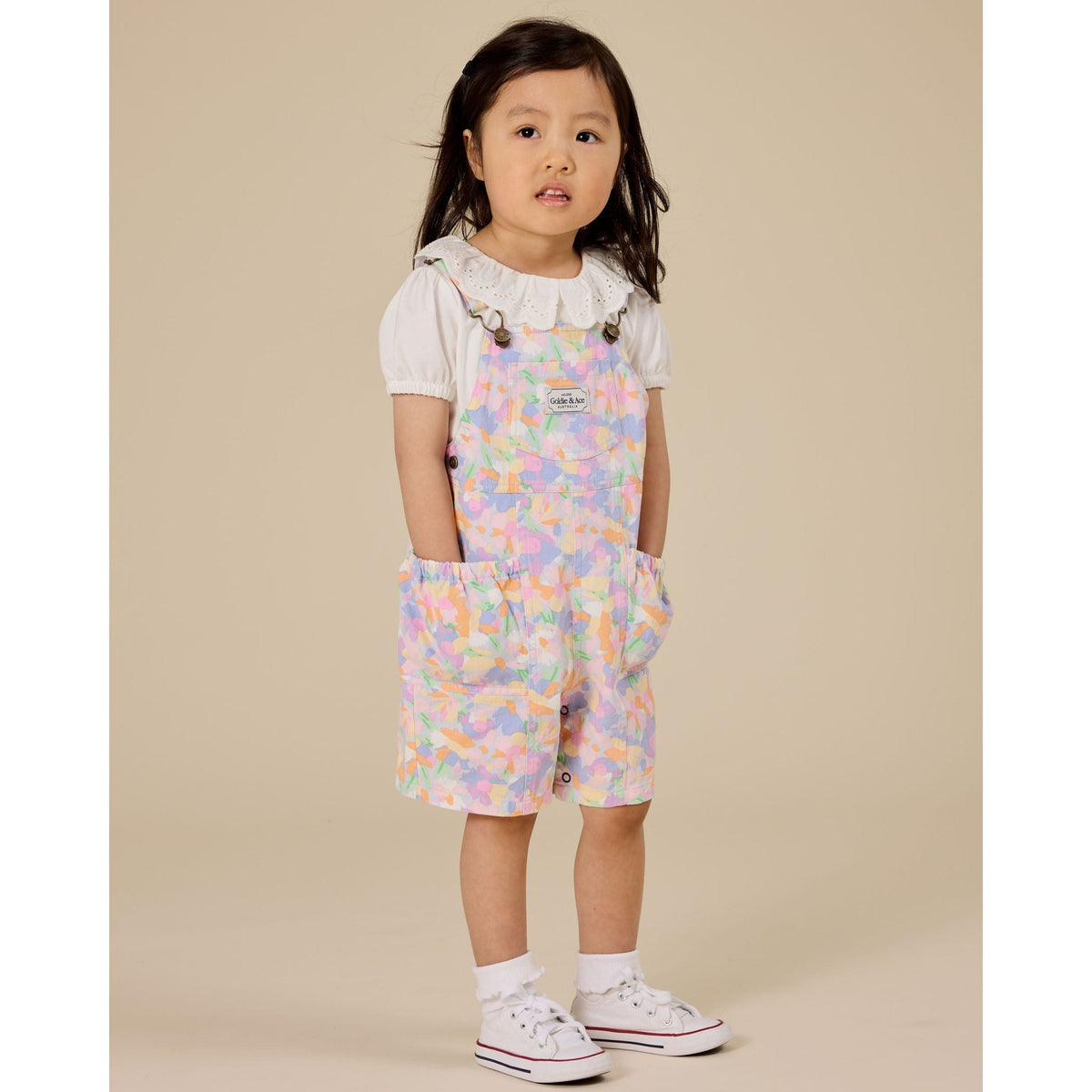 Pastel Bouquet James Pocket Overalls
