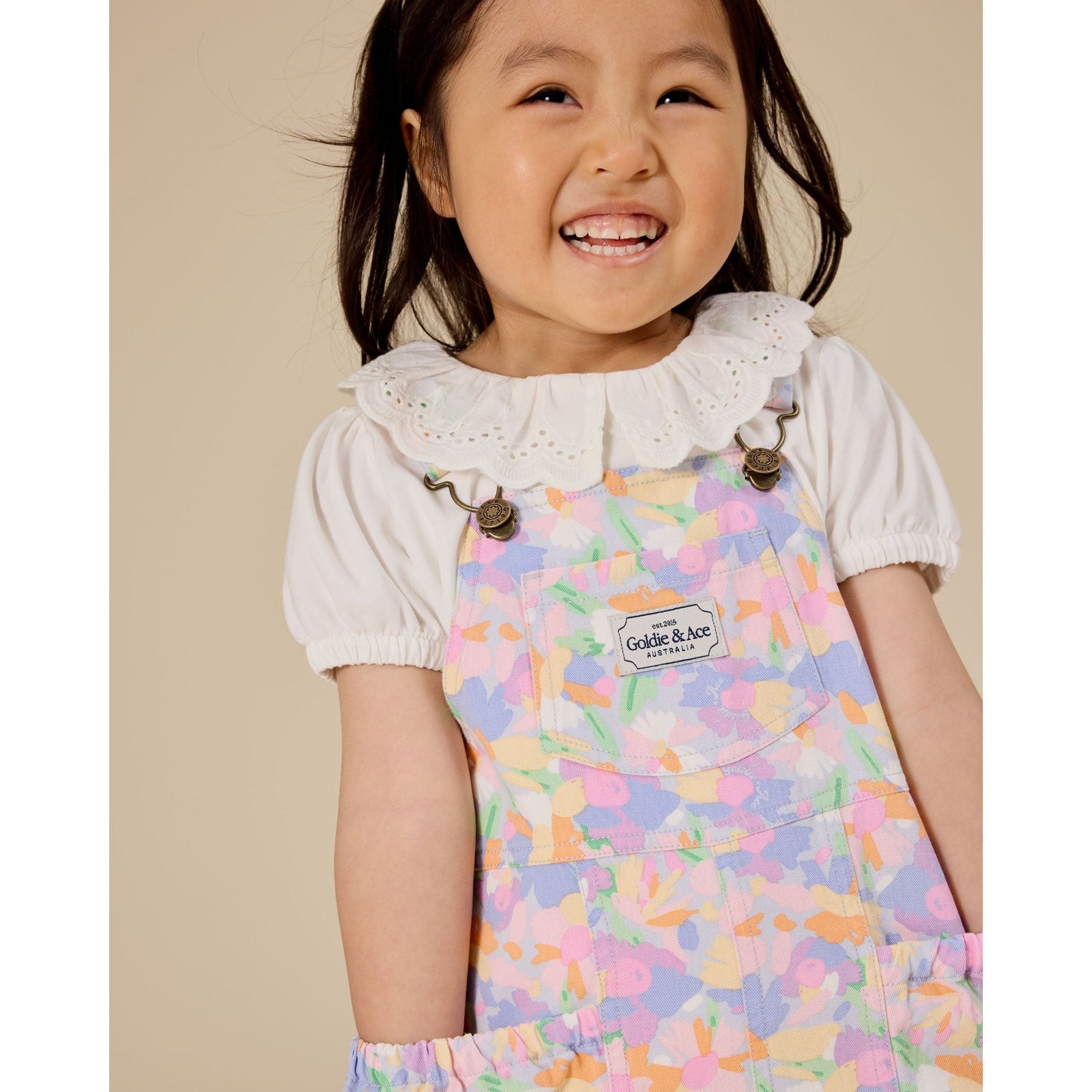 Pastel Bouquet James Pocket Overalls