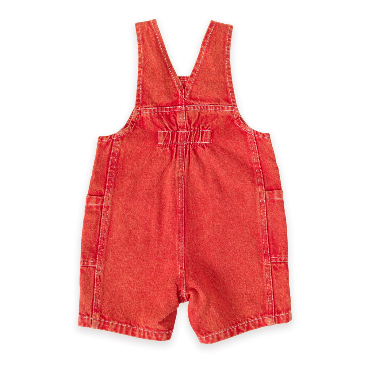 James Vintage Washed Denim Pocket Overalls