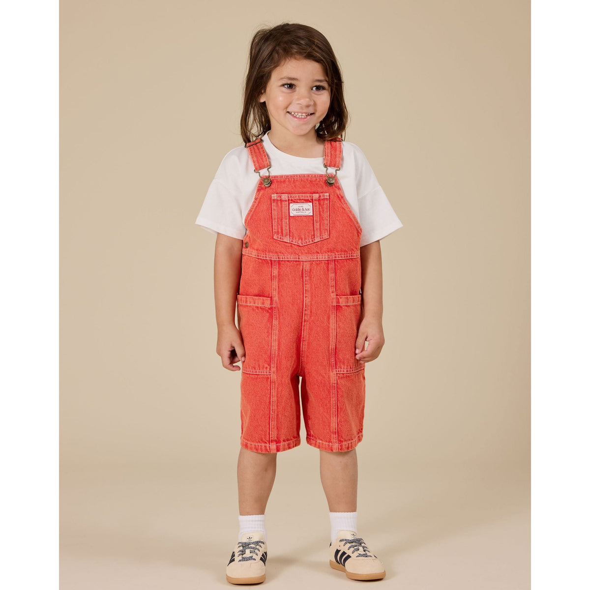James Vintage Washed Denim Pocket Overalls
