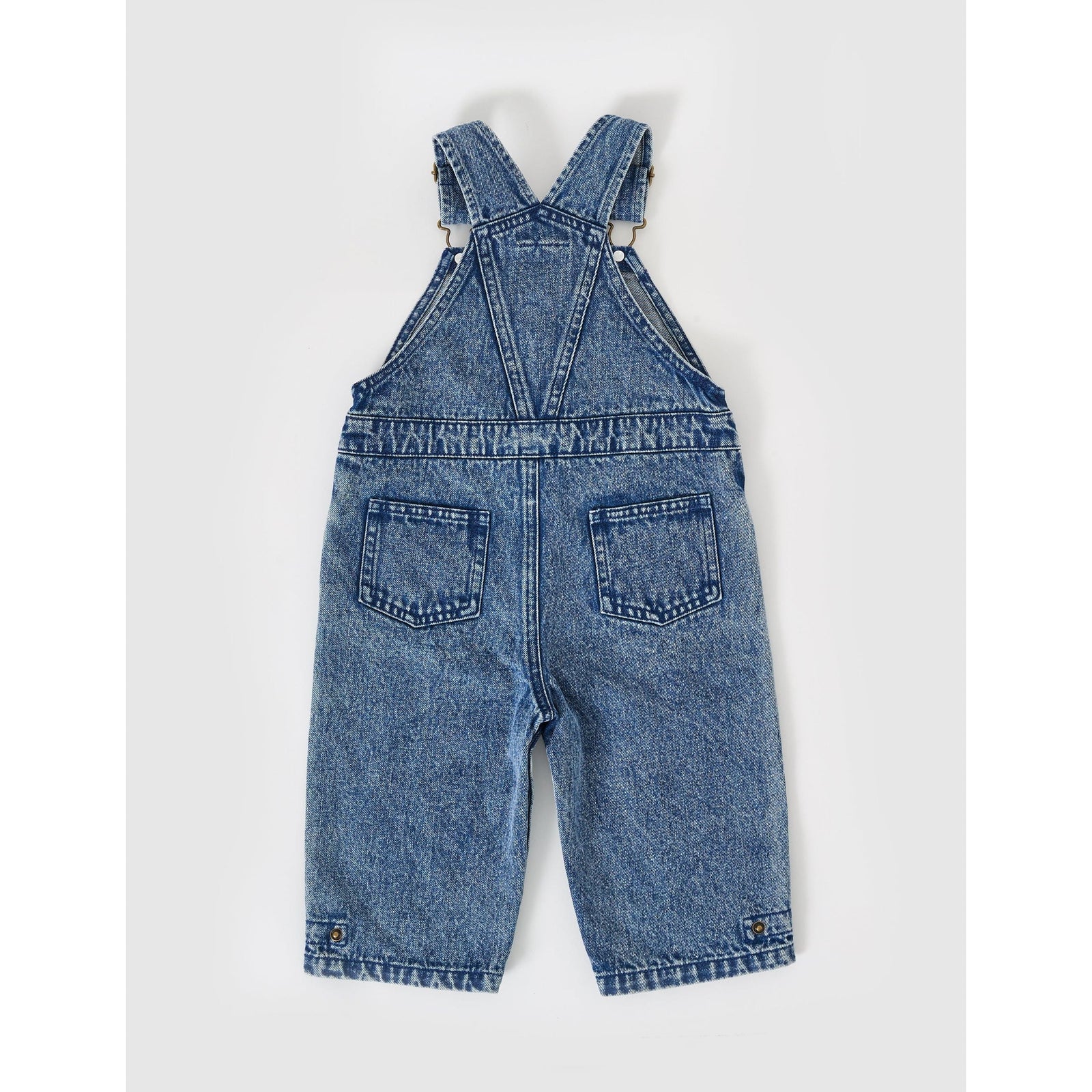 Blake Vintage Washed Denim Overalls