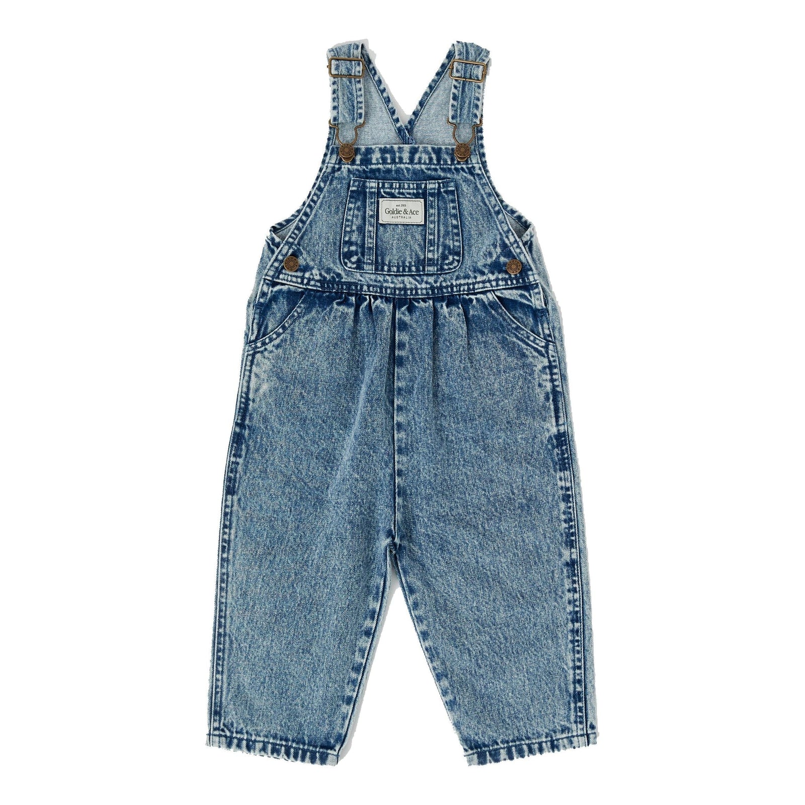 Austin Vintage Dark Denim Overalls