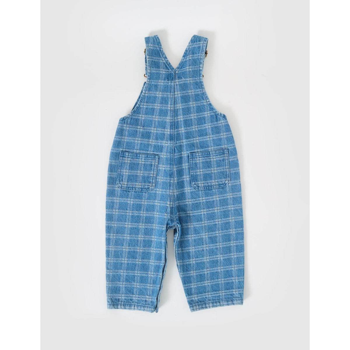 Austin Denim Check Overalls