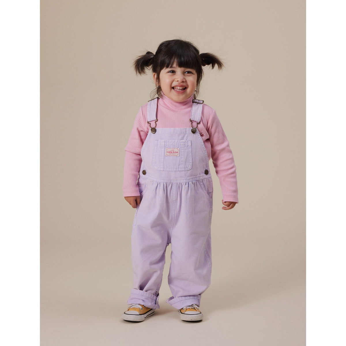 Embroidered Rib Skivvy Sweet Pea