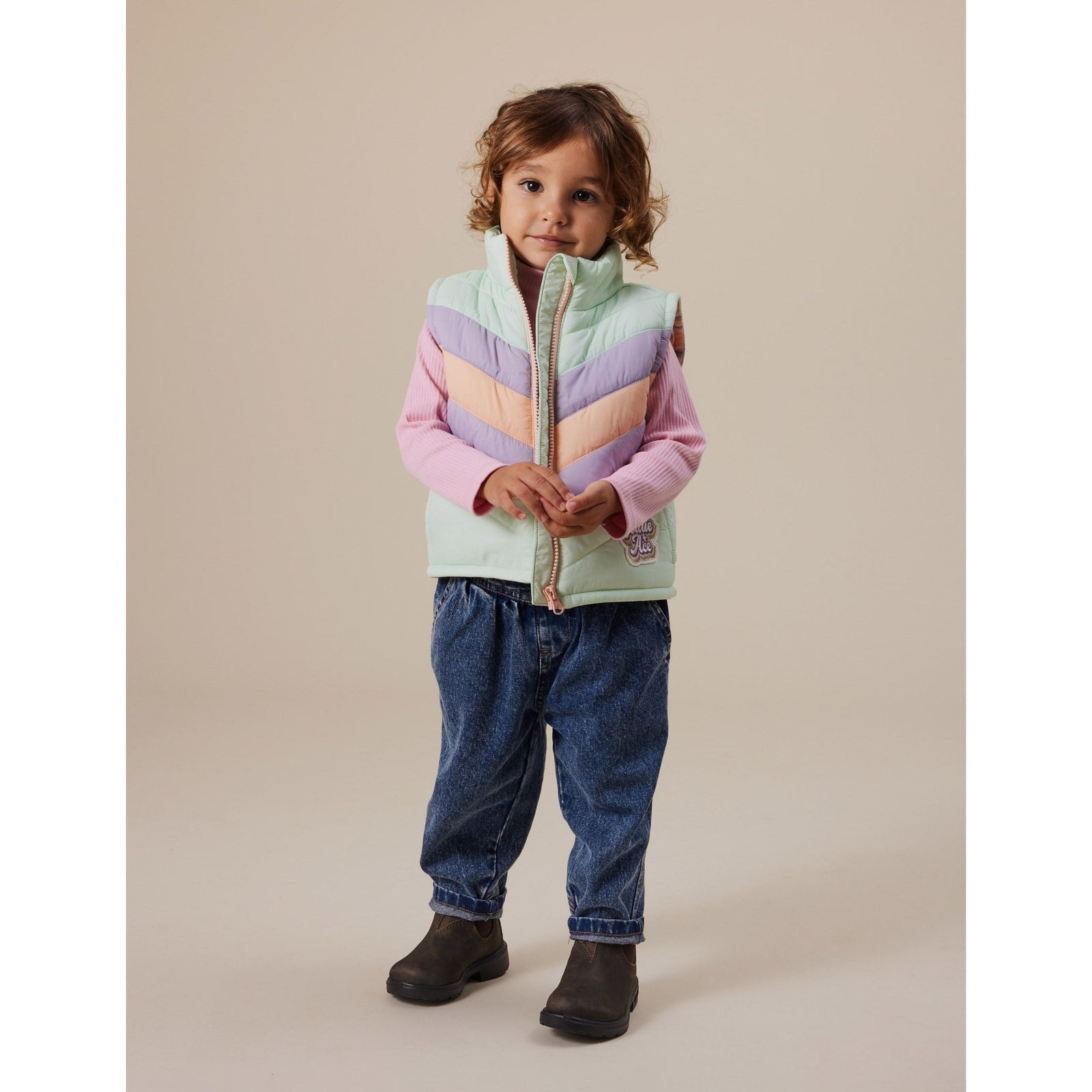 Embroidered Rib Skivvy Sweet Pea