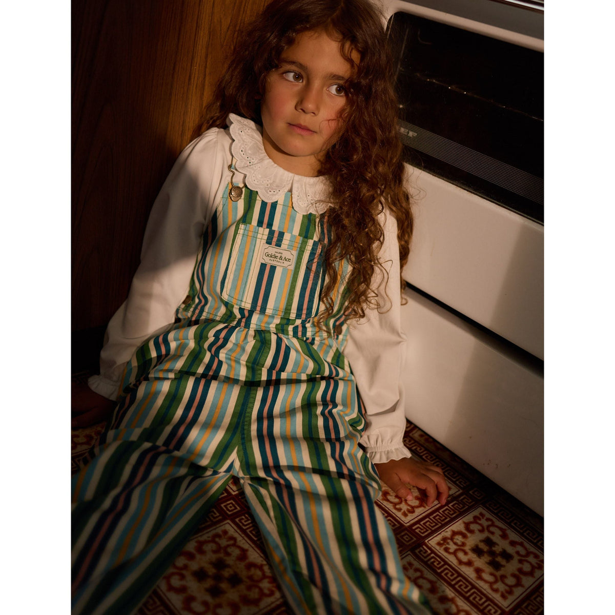 Laura Puff Sleeve Collar Long Sleeve Cream