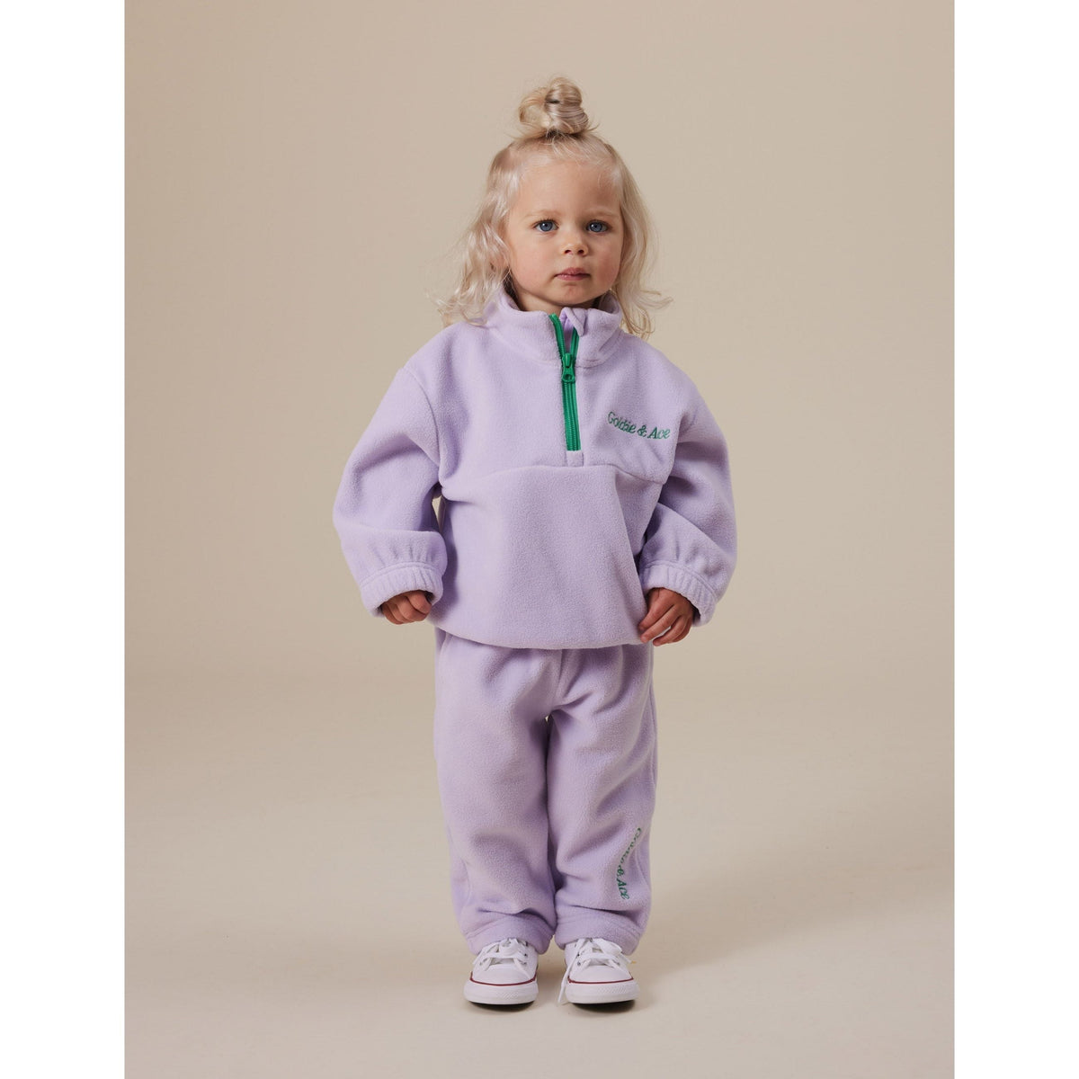Bobbi Polar Fleece Sweatpants Lilac