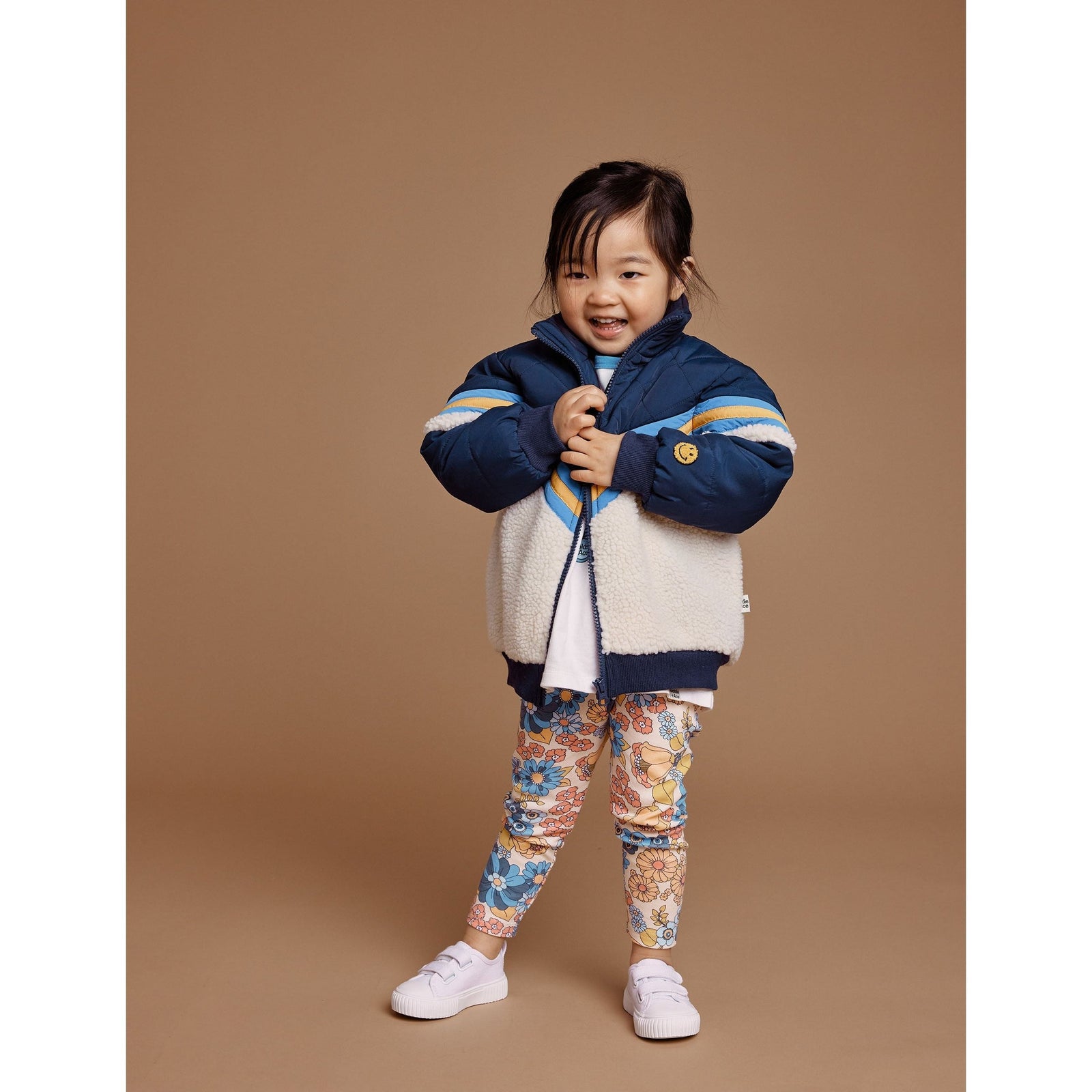 Kobe Shearling Jacket - Navy